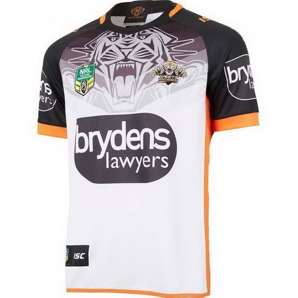 Maillot Rugby Wests Tigers Exterieur 2018 Blanc